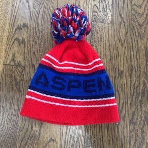 Red & Blue Aspen Beanie